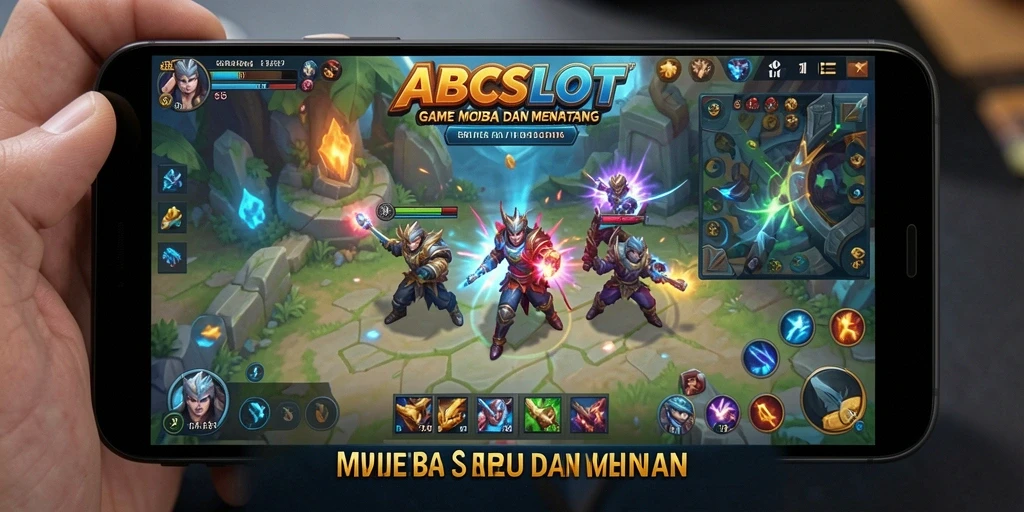 Screenshot gameplay ABCSLOT dengan pertarungan intens.
