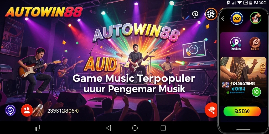 Screenshot gameplay AUTOWIN88 menampilkan pengalaman musik yang seru.