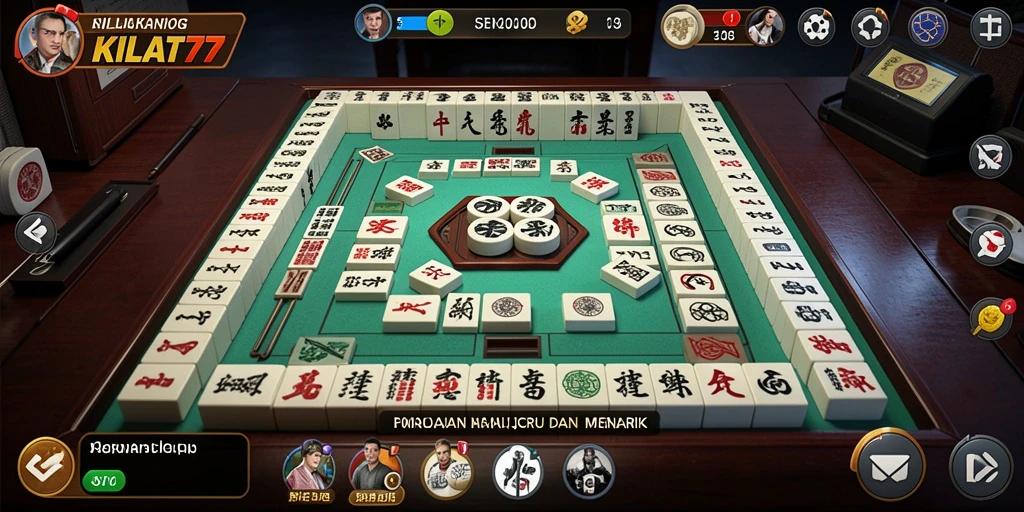 Tampilan screenshot gameplay KILAT77 yang menampilkan suasana seru Mahjong.