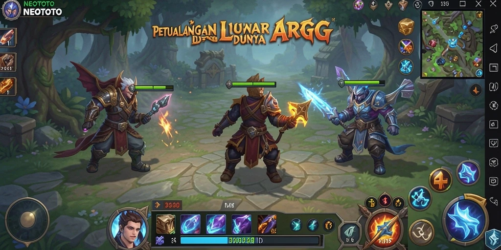 Screenshot gameplay NEOTOTO menampilkan aksi seru dan penuh tantangan dalam dunia ARPG.