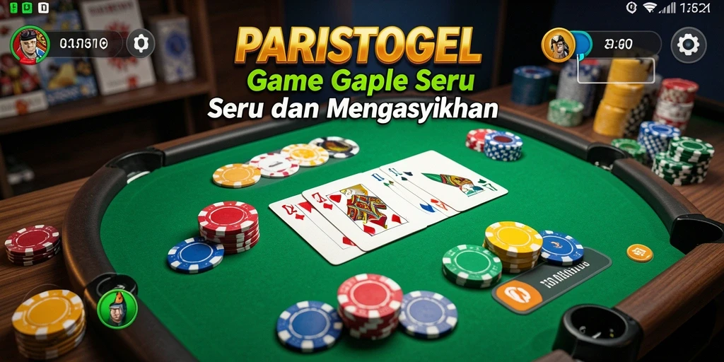Tampilan gameplay menarik dari PARISTOGEL saat bermain Gaple.