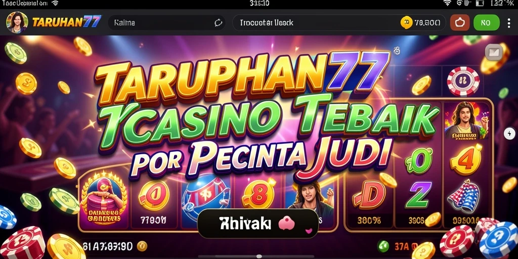 Tampilan menarik dari gameplay Kasino TARUHAN77 yang penuh aksi.