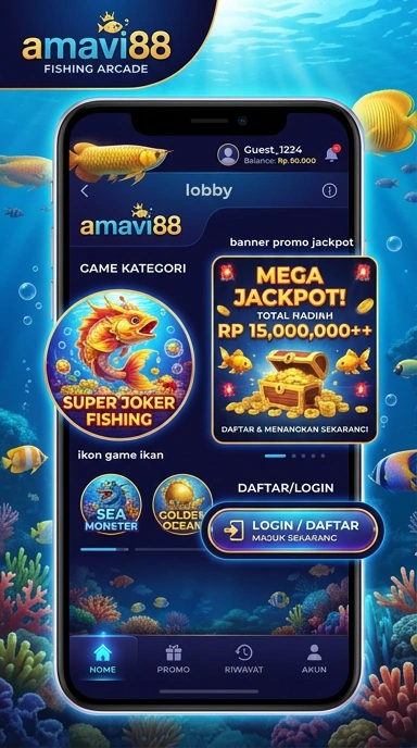 Tampilan homepage amavi88 dengan daftar aplikasi terbaru.